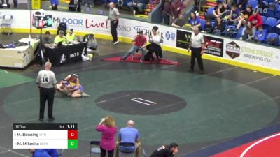 127 lbs Round Of 16 - Martyna Bonning, Wyoming Area vs Maizy Mikeska, Derry