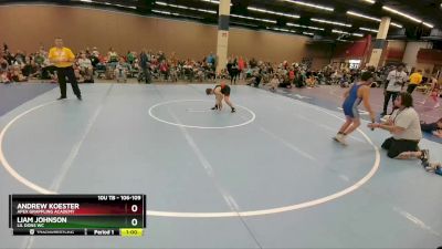 106-109 lbs Round 1 - Liam Johnson, Lil Dons WC vs Andrew Koester, Apex Grappling Academy