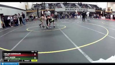 71 lbs Champ. Round 1 - Rylan Kjendalen, Indiana vs Troy Baker, Indy West Wrestling Club