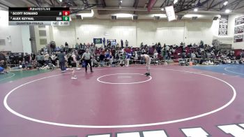 150 lbs Quarterfinal - Scott Romano, Joel Barlow vs Alex Szynal, Bristol Eastern