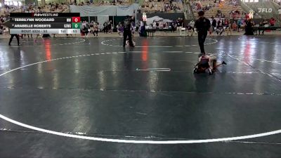 50 lbs Quarterfinal - Terrilynn Woodard, Warfare Wrestling vs Arabelle Roberts, Ground Zero Wrestling Club