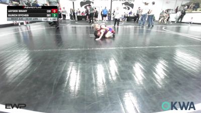 64-67 lbs Semifinal - Jayden Brant, Caney Valley Wrestling vs Ulrich Dyches, Bartlesville Wrestling Club