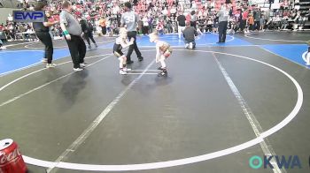 52 lbs Quarterfinal - Hendrix Blevins, Vinita Kids Wrestling vs Zaven Yarnell, Beggs Youth Wrestling Program