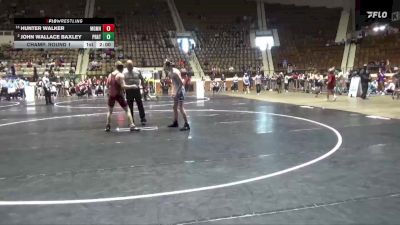 7A 144 lbs Champ. Round 1 - Hunter Walker, Mary G Montgomery vs John Wallace Baxley, Prattville