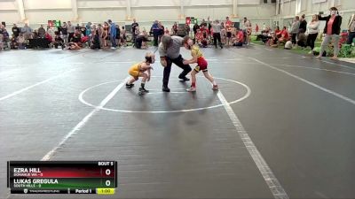 40 lbs Round 2 (6 Team) - Lukas Gregula, South Hills vs Ezra Hill, Donahue WA