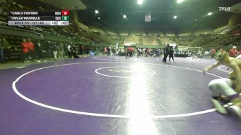 157 lbs Semifinal - Carlo Contino, Buchanan vs Dylan Tirapelle, Clovis