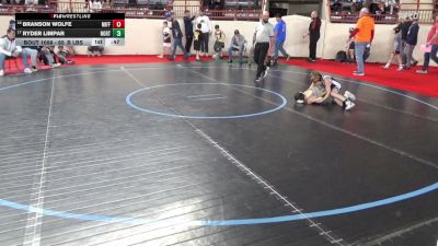 65_B lbs Round Of 32 - Branson Wolfe, Mifflinburg vs Ryder Limpar, Northampton
