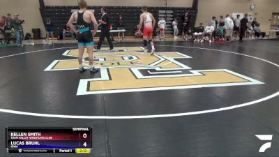 152 lbs Semifinal - Kellen Smith, Team Valley Wrestling Club vs Lucas Bruhl, Iowa