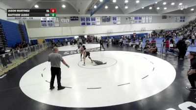 138 lbs 1st Place Match - Matthew Jasso, La Quinta High School vs Jason Martinez, Valencia