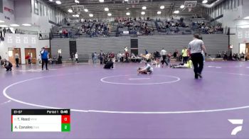 61-67 lbs Champ. Round 1 - Ty Reed, Midwest Xtreme Wrestling vs Albert Canales, Contenders Wrestling Academy