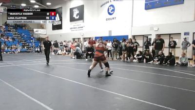 180 lbs Champ. Round 1 - Makayla Vasser, Unattached vs Lana Clayton, Presbyterian