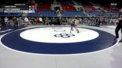 120 lbs Cons. Sub-rd Of 16 - Casey Watts, WA vs Hoyt Harshman, WA