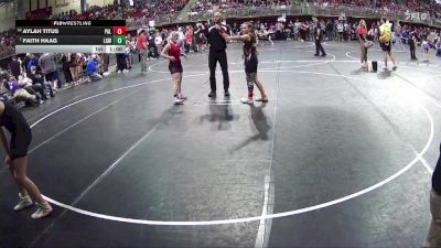 120 lbs Champ. Round 1 - Faith Haag, Lincoln Girls Wrestling vs Aylah Titus, Palmer