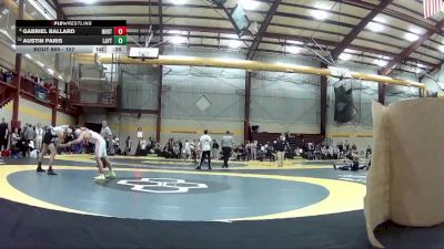 157 lbs Cons. Round 7 - Gabriel Ballard, Northampton vs Austin Paris, Layton