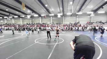 109 lbs Consi Of 4 - Mikey Cheyenne Little, Blanding Pride vs Malina Moore, Marana WC