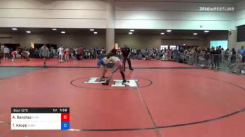 138 lbs Consolation - Arturo Sanchez, Florida vs Trey Kaupp, Connecticut