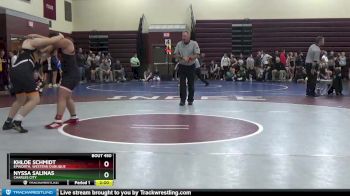 164-170 lbs 1st Place Match - Nyssa Salinas, Charles City vs Khloe Schmidt, Epworth, Western Dubuque