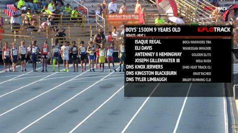 Boys' 1500m, Finals 2 - Age 9