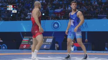 86 kg 1/4 Final - Arsenii Dzhioev, Azerbaijan vs Georgios Kougioumtsidis, Greece