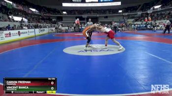 7A 170 lbs Champ. Round 1 - Carson Freeman, Thompson vs Vincent Bianca, Grissom Hs
