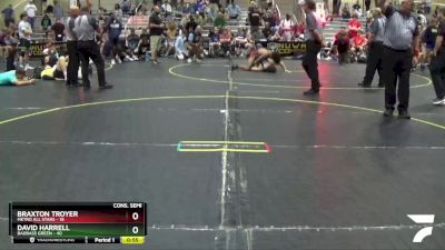 112 lbs Semis & 1st Wrestleback (8 Team) - Braxton Troyer, Metro All Stars vs David Harrell, BadBass Green