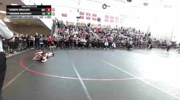 144 lbs 3rd Place - Joseph Brucato, North Attleborough vs Freddie Mahoney, Duxbury