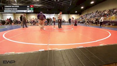 60 lbs Rr Rnd 1 - Lawson DeLozier, Ada Youth Wrestling vs Chaedyn Wood, Coalgate Wildcat Wrestling Club