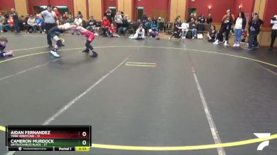 95 lbs Round 1 (6 Team) - Aidan Fernandez, Tribe Wrestling vs Cameron Murdock, Untouchables Black