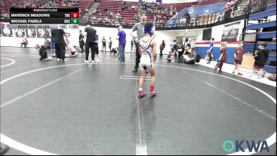 52 lbs 3rd Place - Maverick Meadows, Tuttle Wrestling Club vs Michael Fabela, Chickasha Youth Wrestling