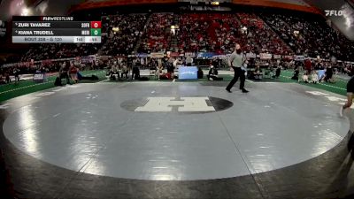 G 120 lbs 3rd Place Match - Zuri Tavarez, South Fremont vs Kiana Trudell, Meridian