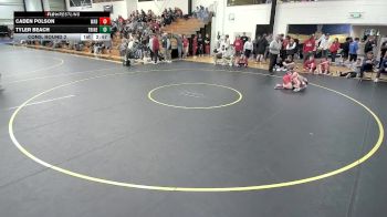 141 lbs Cons. Round 2 - Tyler Beach, Trine vs Caden Polson, Wabash