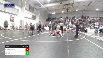 85 lbs Round Of 16 - Bear Cosby, Pawhuska Elks Takedown vs Mac Still, Sperry Wrestling Club