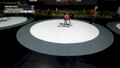 140 lbs Champ. Round 2 - Annyssa Lopez vs Chrystal Benavidez