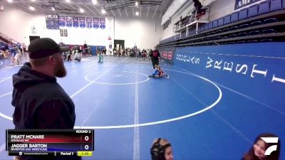 44-47 lbs Round 2 - Pratt McNare, Douglas WC vs Jagger Barton, Riverton USA Wrestling