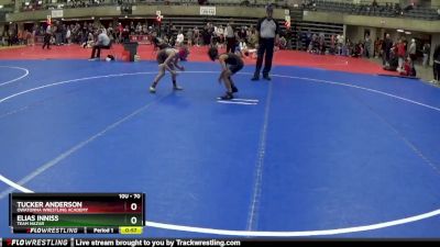 70 lbs Cons. Round 4 - Elias Inniss, Team Nazar vs Tucker Anderson, OWATONNA WRESTLING ACADEMY