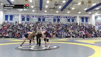 157 lbs Champ. Round 2 - Aiden Brazo, Niles vs Jacob Hodge, Fowlerville