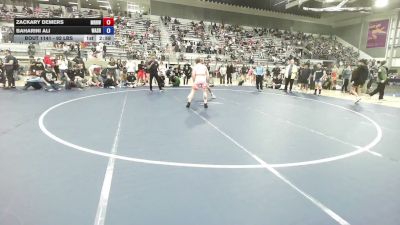 70 lbs Cons. Semis - Zackary Demers, Mat Rats Rebooted Wrestling vs Baharini Ali, Washington