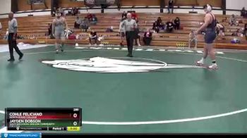 285 lbs 2nd Place Match - Cohle Feliciano, North Idaho College vs Jayden Dobson, Southwestern Oregon Community College