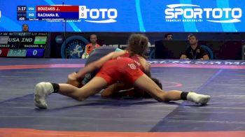 40 kg 1/2 Final - Jaclyn Rose BOUZAKIS, United States vs Rachana Rachana, India