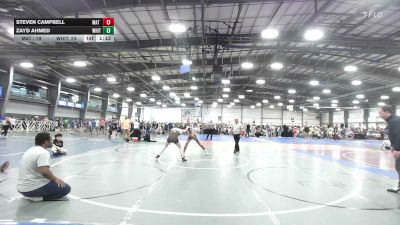 127 lbs Rr Rnd 2 - Steven Campbell, Mat Warriors Gold MS - MS vs Zayd Ahmed, Whitted Trained National Dual Team - MS