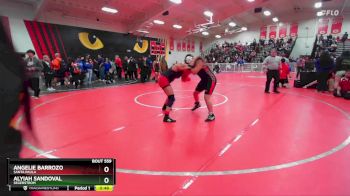 155 lbs Cons. Round 4 - Angelie Barrozo, Santa Paula vs Alyiah Sandoval, Segerstrom