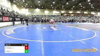 145 lbs Consolation - Blest Woods, NM Beast vs Ryan Ball, Durham Wrestling Club