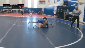 126 lbs Prelim - Brady Haskell, Phillips Academy vs Christian Hoopes, Washington Township