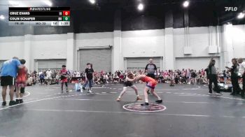 90 lbs Round 1 (4 Team) - Cruz Evans, Florida Rage vs Colin Schafer, Missouri Outlaws