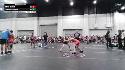 90 lbs Round 1 (4 Team) - Cruz Evans, Florida Rage vs Colin Schafer, Missouri Outlaws