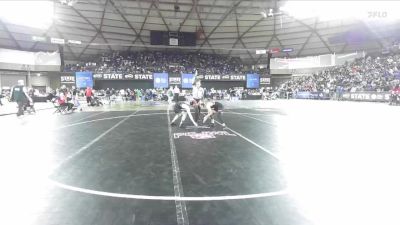 Boys 4A 113 lbs Champ. Round 2 - Ian Garza, Moses Lake vs Kayden Cain, Auburn