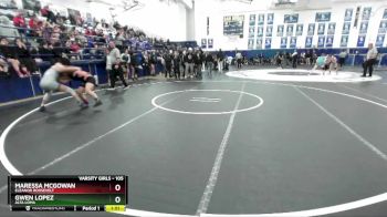 105 lbs Quarterfinal - Maressa Mcgowan, Eleanor Roosevelt vs Gwen Lopez, Alta Loma
