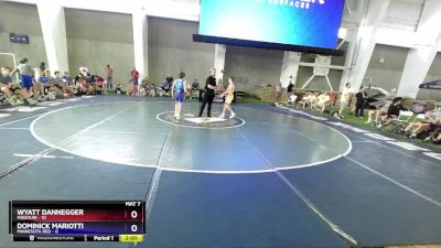 94 lbs Round 3 (8 Team) - Wyatt Dannegger, Missouri vs Dominick Mariotti, Minnesota Red