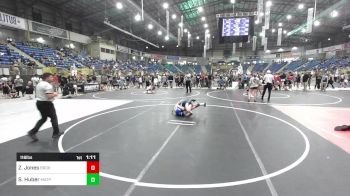 116 lbs Quarterfinal - Zoe Jones, Broken Bow WC vs Sydney Huber, Matpac WC