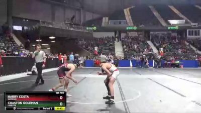 100 lbs Cons. Round 3 - Chaston Goleman, Labette vs Harry Costa, Wamego